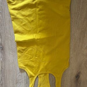 Lululemon Athletica Yellow Tank Top